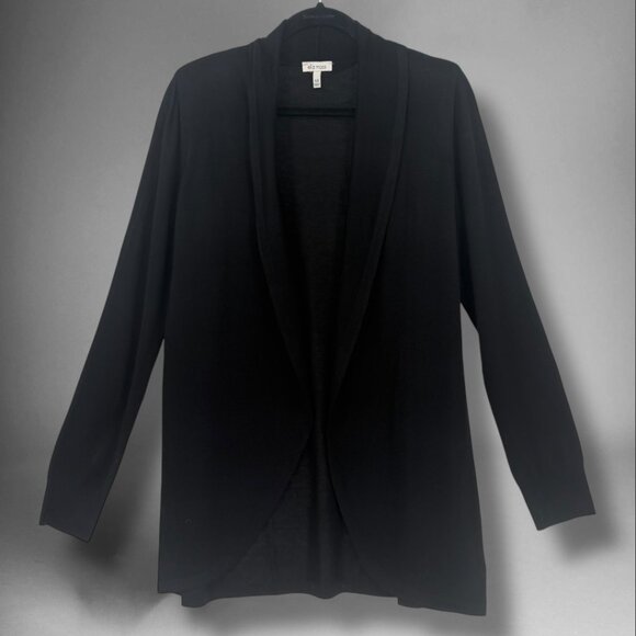Ella Moss Sweaters - Ella Moss Black Cardigan Sweater Medium Knit Duster